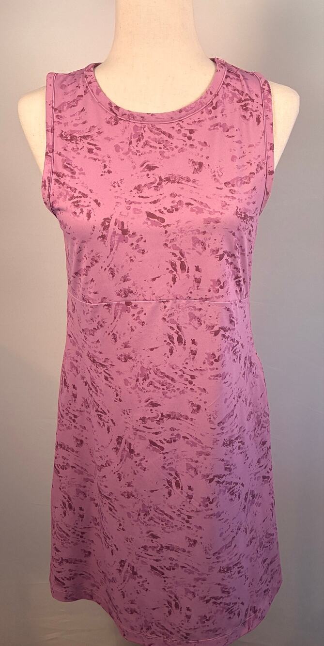 Columbia PFG Freezer III Dress Womens Medium M Pink Purple Broadleaf Pockets